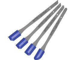 Otto Fugenfux afwerkspatels set - 4 stuks kunststof - voor professionele siliconen voegenafwerking