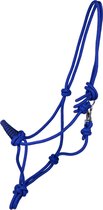 QHP - Touwhalster met Clip - Kobalt Blauw - Pony