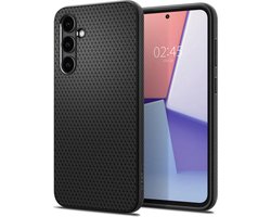 Spigen Liquid Air Hoesje Geschikt voor Samsung Galaxy S23 FE Back Cover Flexibel TPU Zwart