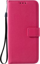 Hoesje geschikt voor Samsung Galaxy S24 - Bookcase - Pasjeshouder - Portemonnee - Camerabescherming - Kunstleer - Roze