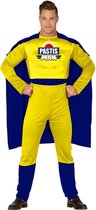 Guirca - Superhero Pastis - Homme - bleu, jaune - Taille 48-50 - Déguisements - Déguisements
