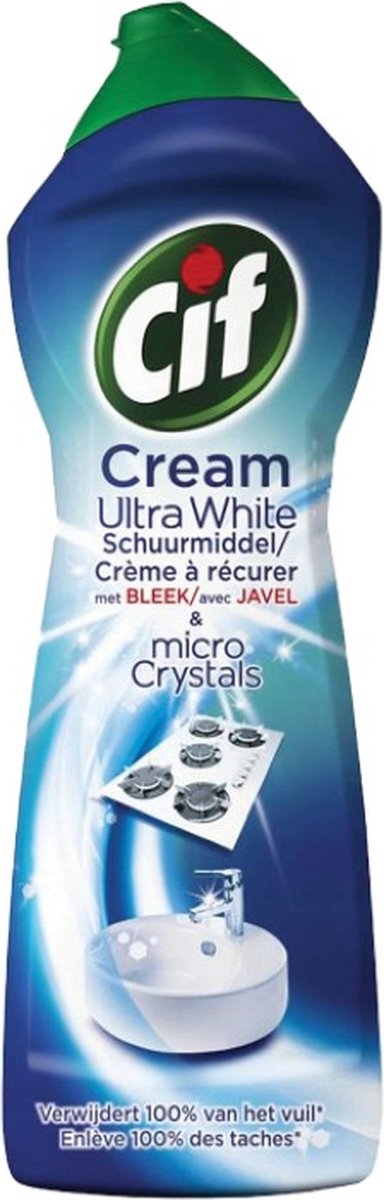 Abrasif Cif Crème Citroen - 8 x 500 ml - Pack économique