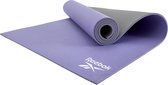 Tapis de yoga Reebok 6 mm double face violet / gris