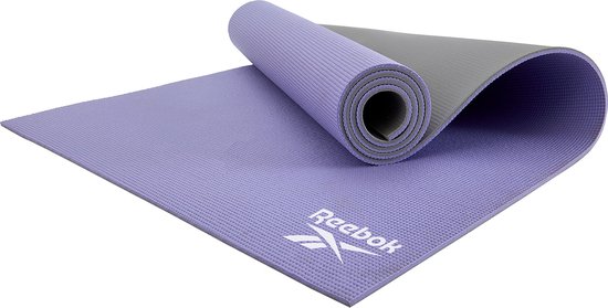 Reebok Yoga mat 6 mm Paars/Grijs double sided