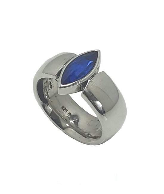 Ring - zilver - met steen - Verlinden juwelier