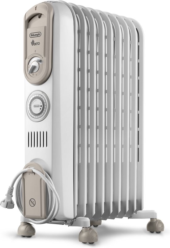 De'Longhi Oliegevulde radiator V550918T.WB - Kachel - 24-uurs timer | bol