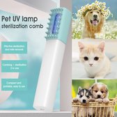 Handheld ultraviolette kam Dieren haar borstel UV-sterilisatie Honden borstel Massage kwast met desinfectie UV-licht