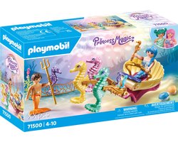 foto van PLAYMOBIL Princess Magic Zeemeermin zeepaard koets - 71500
