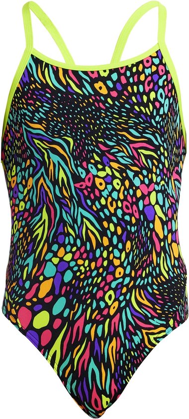 Funkita Girl's Diamond Back One Piece The Glitch - Schwimmanzug Mädchen, Größe:164