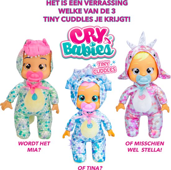 Cry Babies Tiny Cuddles Dinos | bol