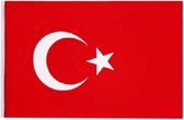 TURKIJE VLAG - Turkse Vlag - 60 x 90 HOGE KWALITEIT - Made in Turkiye