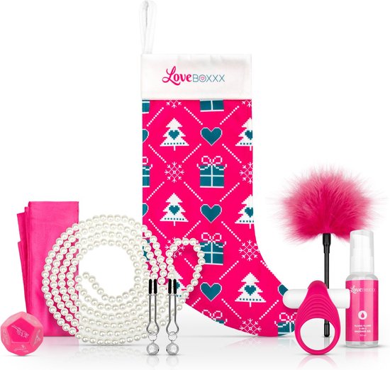 Foto: Loveboxxx christmas stocking set erotische geschenksets perfect kerstcadeau voor volwassenen sex toys set voor mannen vrouwen intieme verwennerij voor kerst het ultieme kerstcadeau voor passie plezier erotische geschenkset 