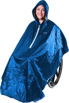 Waterdichte poncho voor rolstoel - Universele regenjas - Regenjas voor rolstoel Eenvoudig in gebruik. Italiaanse designponcho