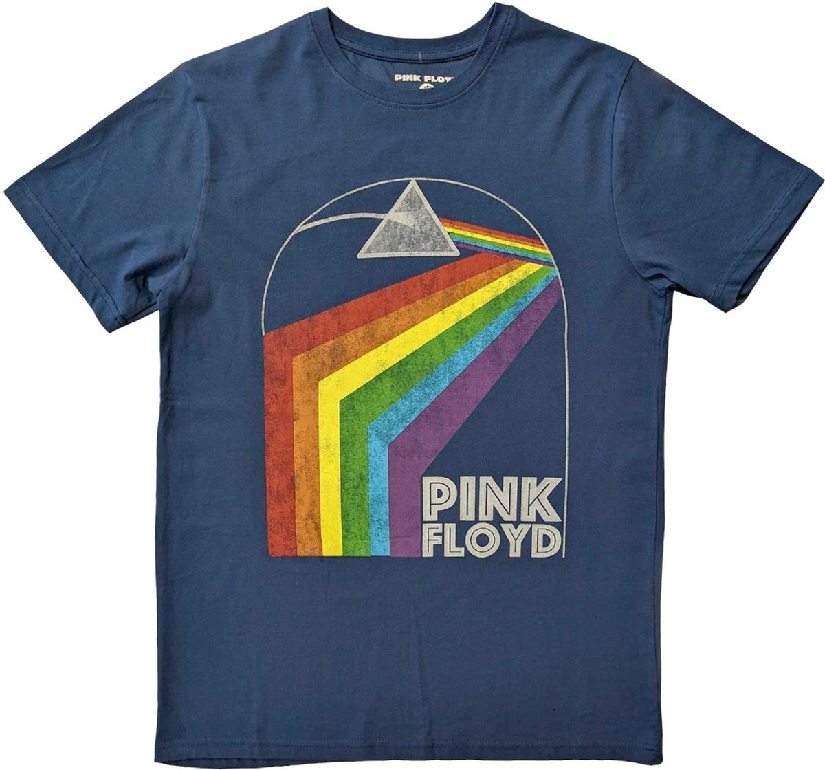 Pink Floyd - Prism Arch Heren T-shirt - 2XL - Blauw