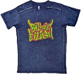 Billie Eilish - Graffiti Heren T-shirt - S - Blauw
