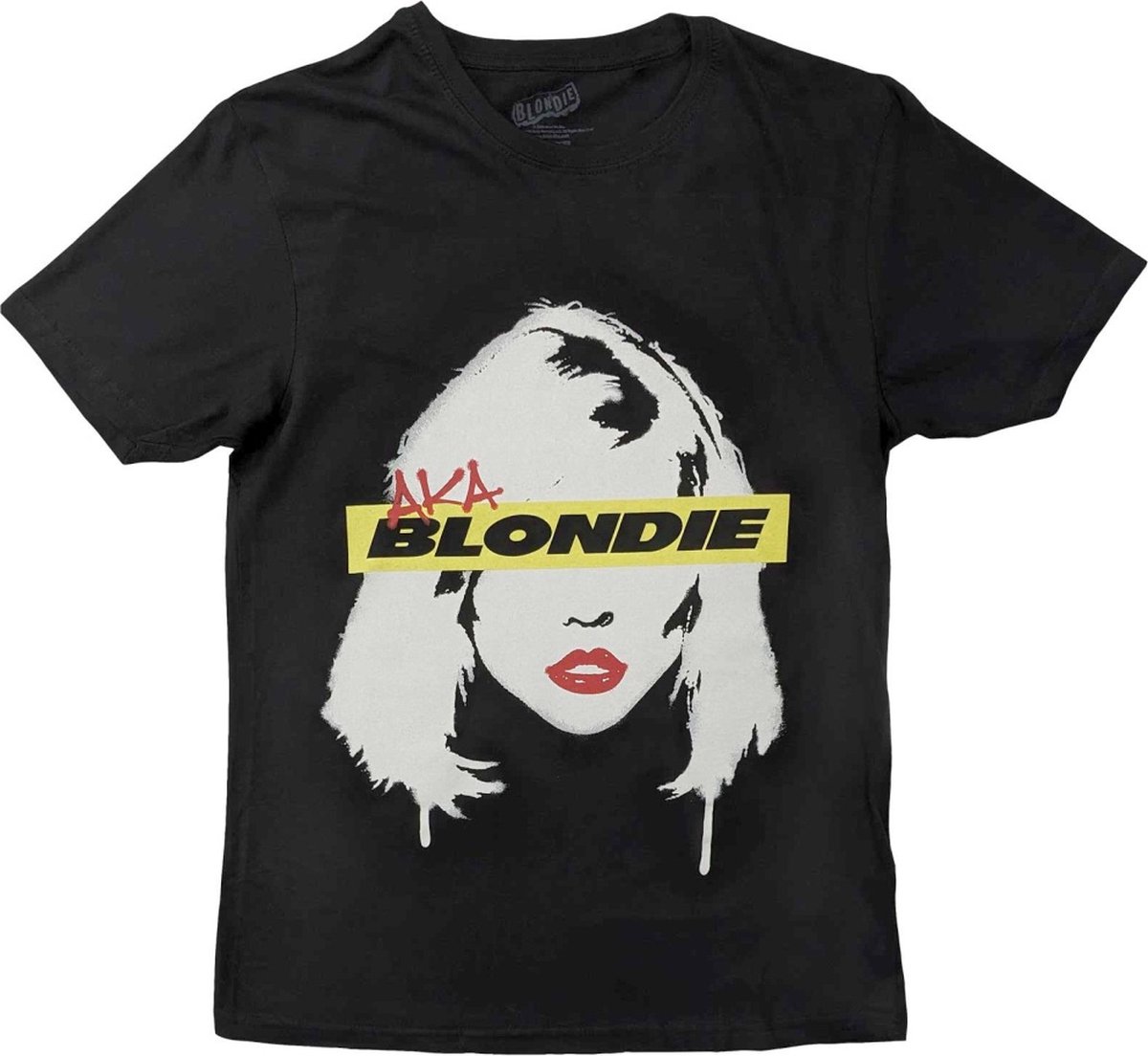 Blondie - AKA Eyestrip Heren T-shirt - S - Zwart