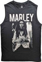 Bob Marley - Débardeur Marley B&W - XL - Zwart