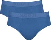 Sloggi Men FREE Evolve Brief - heren slip met smalle zijkanten (2-pack) - kobaltblauw - Maat: M