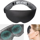 Slaapmasker voor heren en dames, comfortabel ademend oogmasker, 3D-slaapmaskers met diepe oogkassen en verhoogde neuspads, 100% lichtblokkerende slaapbril met traagschuim voor op reis
