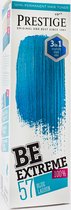Prestige BeExtreme Blue Lagoon - Teinture pour cheveux Blauw - Coloration des cheveux Semi-Permanente - Sans Ammoniaque/Peroxyde/PPD/Parabènes