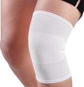 Mövibrace - Kniebrace - Kniebandage - 4-Way Stretch - Unisex - Wit - Past Links En Rechts - Maat S