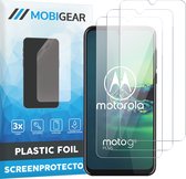 Mobigear Screenprotector geschikt voor Motorola Moto G8 Plus | Mobigear Screenprotector Folie - Case Friendly (3-Pack)