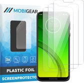 Mobigear Screenprotector geschikt voor Motorola Moto G7 | Mobigear Screenprotector Folie - Case Friendly (3-Pack)