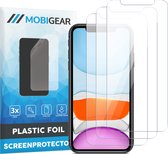 Mobigear Screenprotector geschikt voor Apple iPhone 11 Pro Max | Mobigear Screenprotector Folie - Case Friendly (3-Pack)