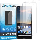 Mobigear Screenprotector geschikt voor Nokia 5.3 | Mobigear Screenprotector Folie - Case Friendly (3-Pack)