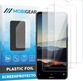 Mobigear Screenprotector geschikt voor Nokia 7.2 | Mobigear Screenprotector Folie - Case Friendly (3-Pack)