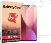 GrizzlyCoat Screenprotector geschikt voor Xiaomi 12X Hydrogel TPU | GrizzlyCoat Screenprotector - Case Friendly + Installatie Frame (2-Pack)