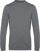 2-Pack Sweater 'French Terry' B&C Collectie maat 3XL Elephant Grey