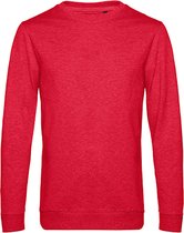 2-Pack Sweater 'French Terry' B&C Collectie maat M Heather Rood