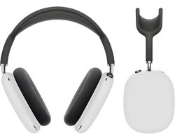 MY PROTECT - Siliconen Cover Case geschikt voor Airpods Max - Wit