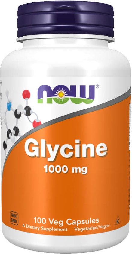 Glycine 1000 mg - 100 veggie caps - Now