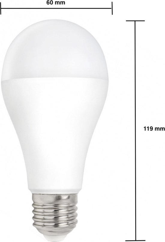 Spectrum - Voordeelpak 10 stuks - LED lamp - E27 fitting - 10W vervangt 63W - 4000k helder wit licht