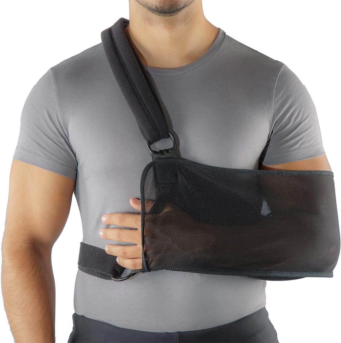 Goedkoopste Mövibrace - Mitella / Arm sling - Past links en rechts - Unisex - Zwart - Maat M