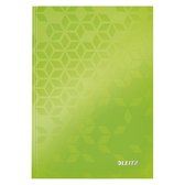 Notitieboek leitz wow a5 160blz 90gr lijn groen | 1 stuk | 6 stuks