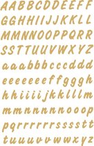 Etiket herma 4152 8mm letters a-z goud op transp | Blister a 2 vel | 10 stuks