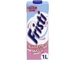 Fristi Drinkyoghurt Rood Fruit Houdbaar - 12 x 1 L - Voordeelverpakking