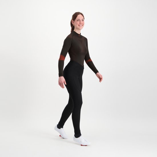 BBB Cycling BBW-355R - Pantalon de cyclisme ColdShield - Collant à bretelles - Avec coussin de siège - Femme - Taille XL - noir