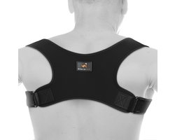 Bracefox® Houding Corrector | Rugbrace | Postuur corrector | Rug Corrector | Voorkomt een Bolle Rug | Elastisch & Ademend | One-Size Verstelbaar | Heren & Dames