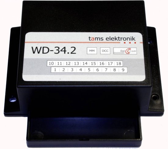 Foto: Tams elektronik 43 02358 01 c behuizing accessoire voor wisseldecoder wd 34 2