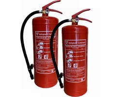 Schuimblusser 6 liter - Inclusief keuringssticker en bevestigingsbeugel - 2 stuks - Voldoet aan de wettelijke eisen