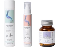La´Moni Anti Haaruitval SET / Shampoo / Vitamine / AfterCare Creme / Ondersteuning van Haarverzorging na Haartransplantatie