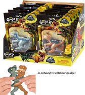 Goo Jit Zu Jurassic Minis - 1 exemplaar - Fidget - Stretch - Rek - Strek - Spaar ze allemaal