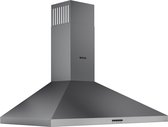 Bol.com Wiggo WE-A930P(G) - Wandschouw Afzuigkap - 90cm - 695m³/h - 3 standen - Energieklasse A - Grijs - Koolstoffilters meegel... aanbieding