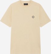 Oversized Back Logo Print Tee - Creme - XL