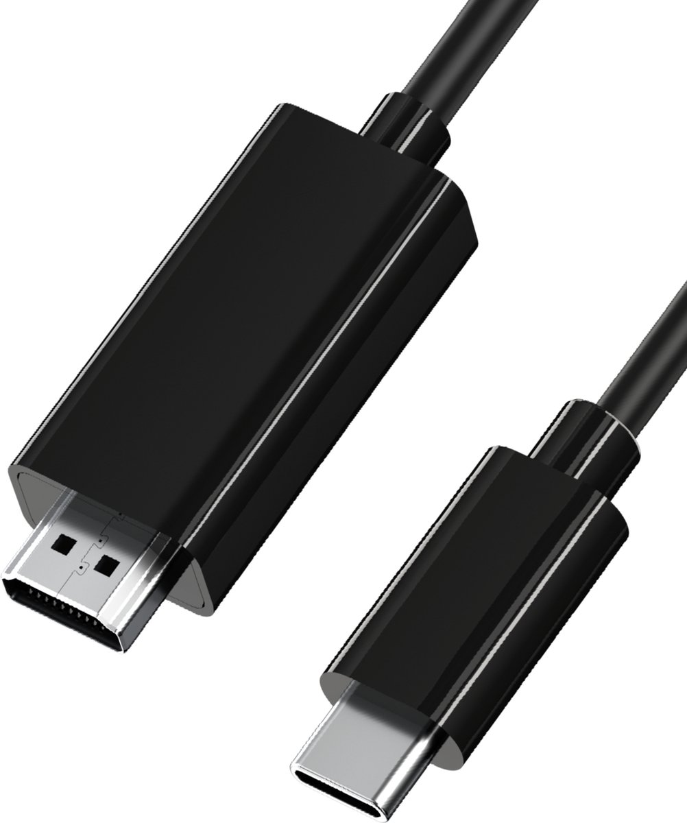 Rolio USB C naar HDMI Kabel - 4K@60hz - 1.8 meter - Premium Kwaliteit - Rolio