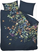 Snoozing Fosse Housse de couette - Extra large - 260x200/220 cm - Blauw